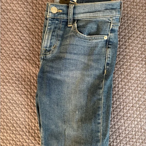 Current/Elliott Women's Distressed Blue Skinny Jeans - Picture 10 of 10